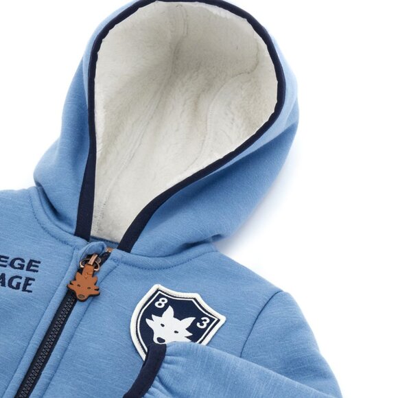 New - Original Marines, Italy - US Seller - YOUNG WOLVES BOYS ZIP UP HOODIE - Picture 2 of 6